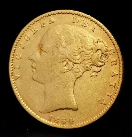 AÑO 1864, REINA VICTORIA, RESERVA, CABEZA JOVEN CO