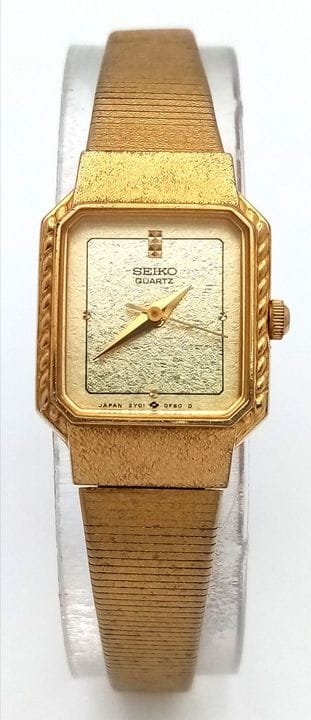 Une montre vintage Seiko à quartz pour femme. Modè