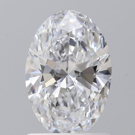 Un diamante de 1,05 ct, de talla brillante ovalada