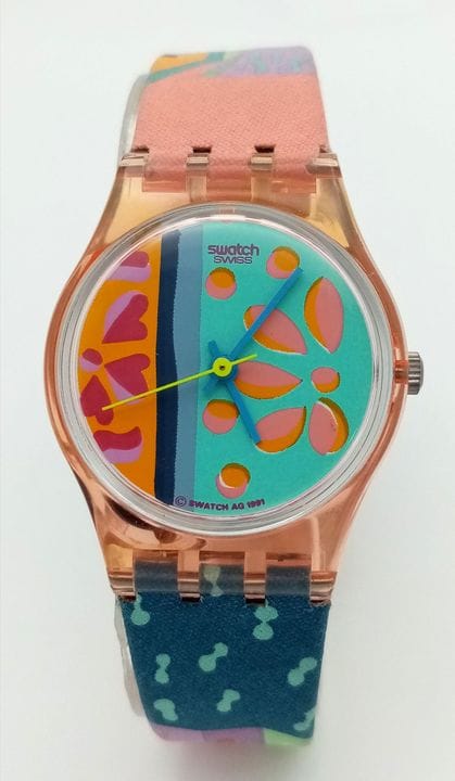 OROLOGIO SWATCH VINTAGE DEL 1992 CON CINTURINO ESS
