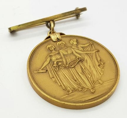 Medalla de premio del Concurso Musical de Sheffiel