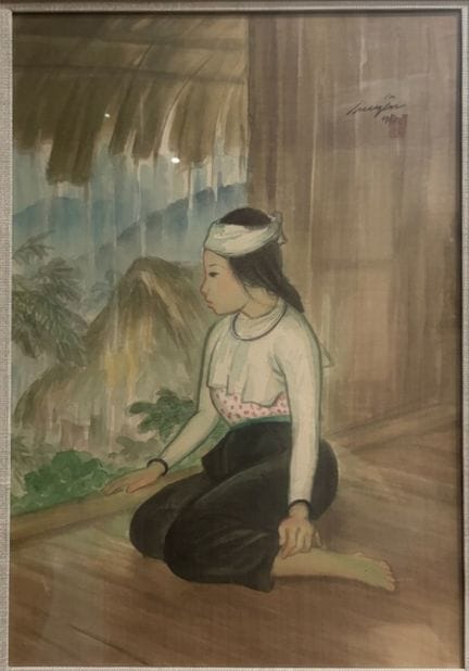 Highland Girl de Nguyen Huyen, 58 x 38 cm, Tinta d