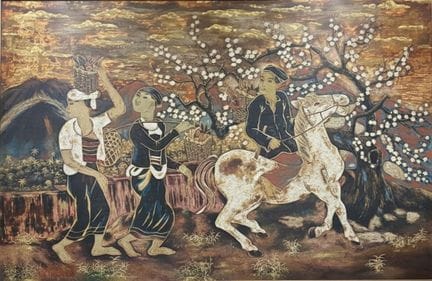 Primavera en las tierras altas de Nguyen Tien Trin