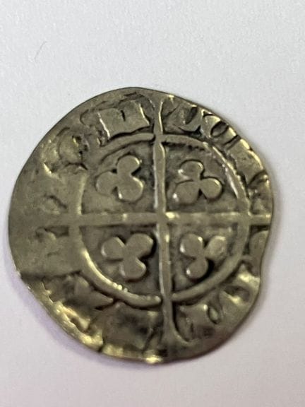 Moneda de un penique de plata de EDUARDO I (1239 -