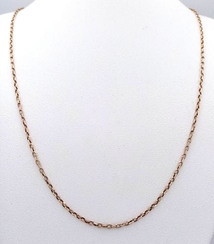 Collar clásico de «eslabones de cadena» de ORO DE 