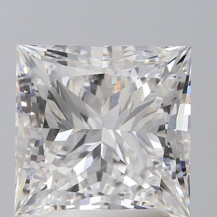 Un diamante de 3,51 ct, de corte princesa y cultiv