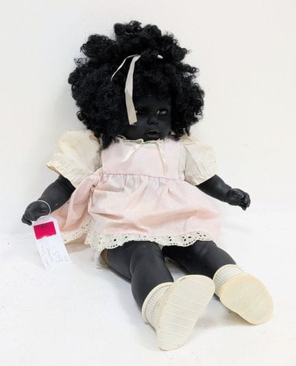A Vintage African American 'Carol' Doll. Moulded b
