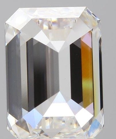 Diamant synthétique de 4,03 carats, taille émeraud