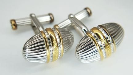Un elegante par de botones de manga Montblanc Meis