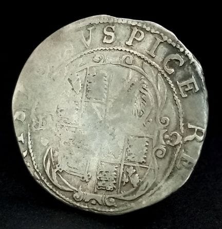 A Charles I, Silver Hammered 6d Coin. Group D. MM 