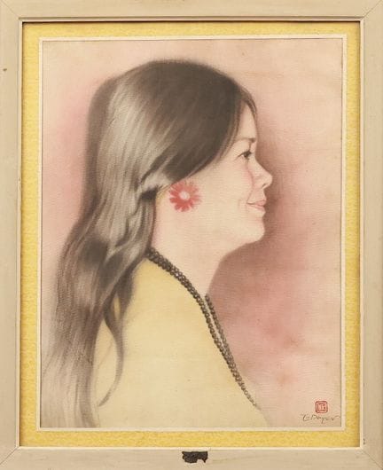 "Porträt einer jungen Frau" von Tu Duyen, 36,5 x 2