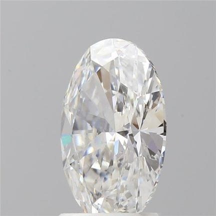 Un diamante de 1,71 ct, de talla brillante ovalada