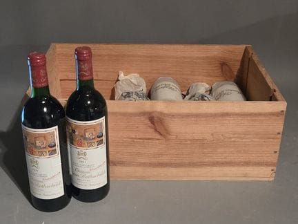 1991年波雅克木桐罗思柴尔德酒庄6B