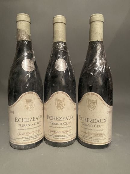 3 B 埃谢佐（ECHEZEAUX）特级园，圭永（GUYON）酒庄，2001年获2 B评级，2000