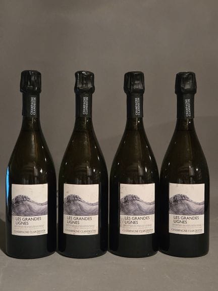 4 B - “Grandes lignes”香槟 - CLANDESTIN酒庄 - NM。