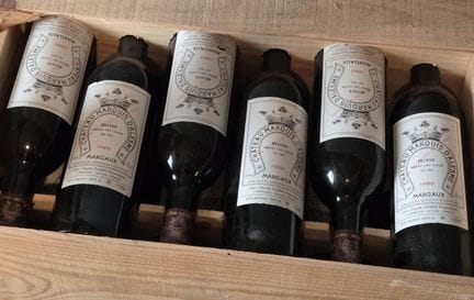 12 B de Chateau Marquis D'alesme GCC MAragux 1980.