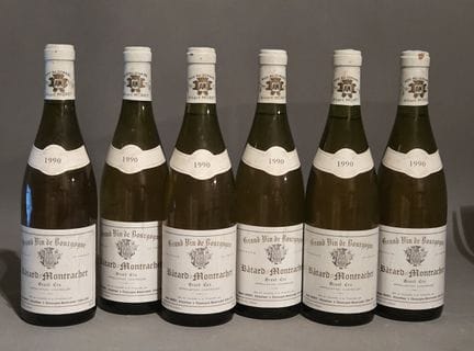 1990年阿尔伯特·莫雷（Albert Morey）酒庄巴塔德·蒙哈榭（Batard Montrac