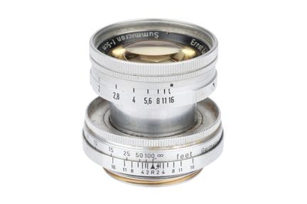 Objectif Leitz Summicron « Thorium » f/2 50 mm, ch