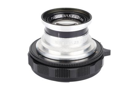 Ein Kinoptik Fulgior f/1,3 35-mm-Objektiv, Fujifil