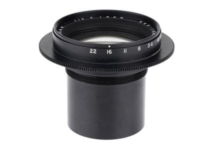 Ein Leitz Elcan f/2 3"-Objektiv, schwarz, Seriennu