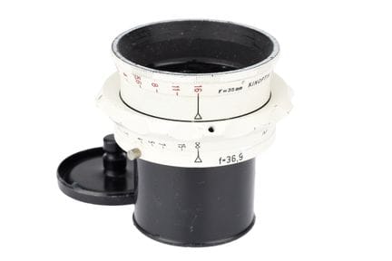 Ein Kinoptik-Apochromat-Objektiv f/2, 35 mm, Camef