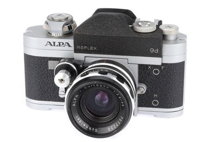 Eine Pignons Alpa 9d Spiegelreflexkamera, 1965–69,