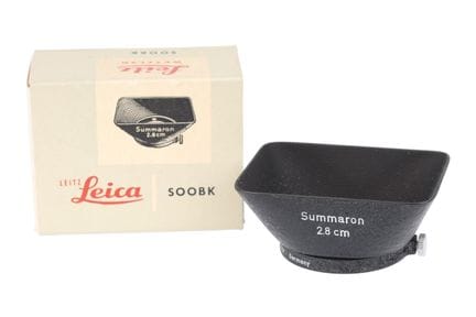 Un pare-soleil Leitz SOOBK, n° 12500, pour objecti