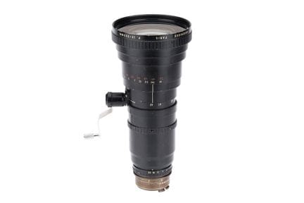 Ein P. Angenieux-Objektiv vom Typ 20x15A f/4,5 15–