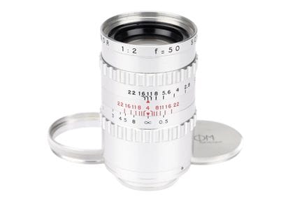 Ein Som Berthiot Cinor f/2 50-mm-Objektiv, Cine-C-