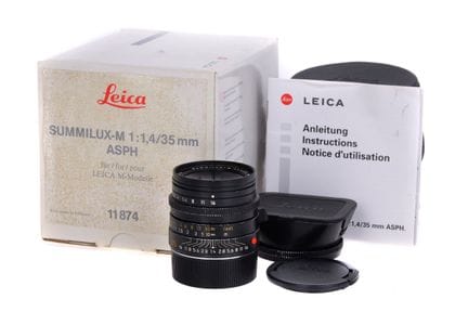 Objectif Leitz Summilux-M ASPH. f/1,4 35 mm, noir,