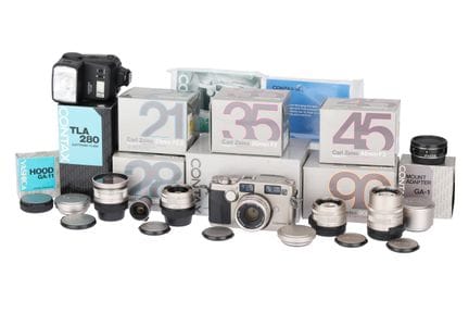 Ein Contax G2-Messsucherkamera-Set, 1996–97, champ
