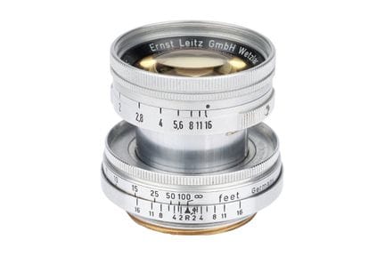 Objectif Leitz Summicron « Thorium » f/2 50 mm, ch