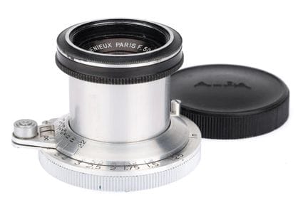 Ein P. Angenieux Alpar f/2,9 50-mm-Objektiv, Pigno
