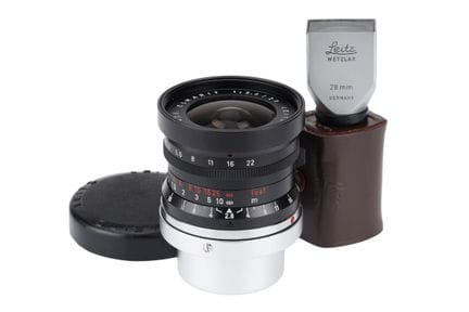 Objectif Leitz Elmarit f/2,8 28 mm, première versi
