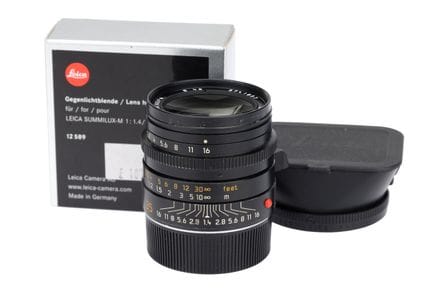 Objectif Leitz Summilux-M ASPH. f/1,4 35 mm, noir,