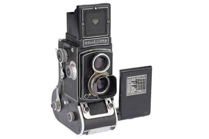 Ein Rolleicord &amp; Mécila Mag 150 Kamerarücken, 