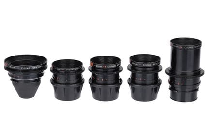 Ein Satz JDC (Joe Dunton Cameras) Cooke Special-Ob