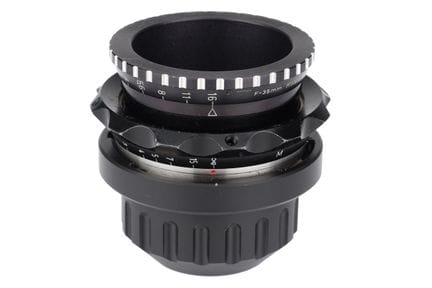 Ein Kinoptik-Apochromat-Objektiv f/2, 35 mm, Arrif