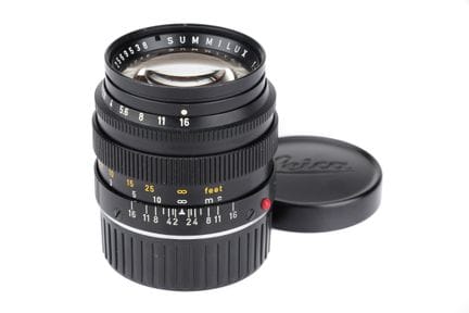 Objectif Leitz Summilux 50 mm f/1,4, noir, n° de s