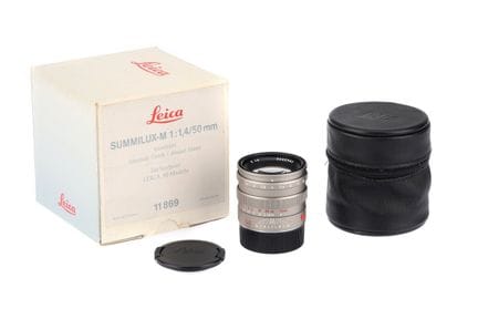 Objectif Leitz Summilux-M f/1,4 50 mm, en titane, 