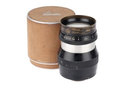 Ein Prototyp eines f/2-Objektivs mit 100 mm Brennw