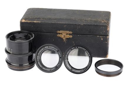 Ein E. Krauss Paris Lent-Protar Zeiss Großformat-O