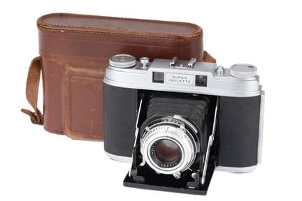 Eine Agfa Super Isolette-Messsucherkamera, 1954–60