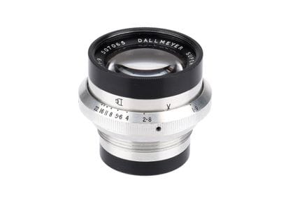 Ein J. H. Dallmeyer Super Six f/1,9 2"-Objektiv, v