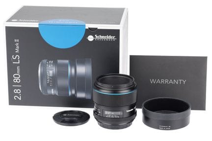 Ein Schneider LS Mark II „Blue Ring“ f/2,8 80-mm-O
