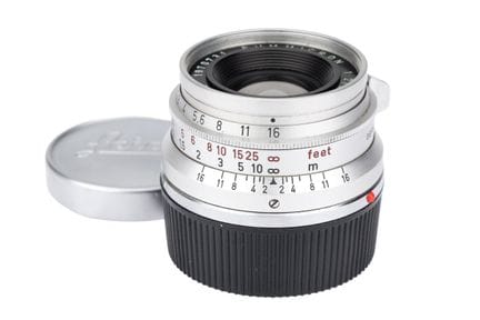 Objectif Leitz Summicron f/2 35 mm, chromé, n° de 
