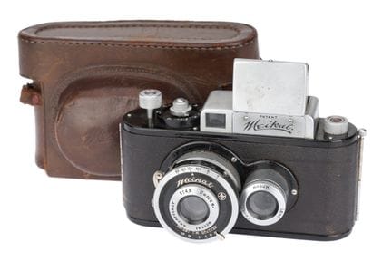 Eine Tougodo Meikai Nr. 1 TLR-Kamera, 1939, schwar