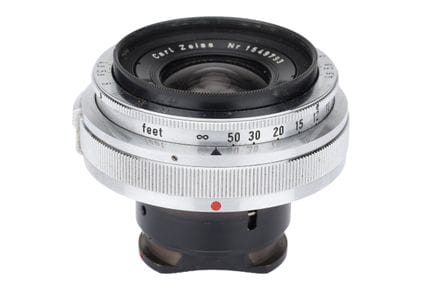 Ein Carl Zeiss Biogon f/4,5 21-mm-Objektiv, Contax