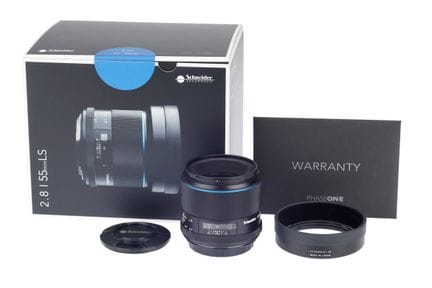 Ein Schneider LS „Blue Ring“ f/2,8 55-mm-Objektiv,