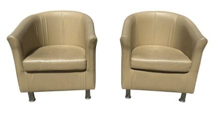 COPPIA DI POLTRONE DA CAMERA DA LETTO CONTEMPORANE